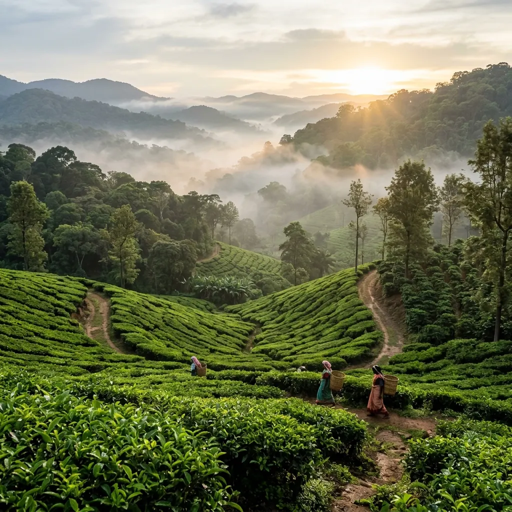 Coorg hills and coffee plantation